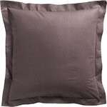 Home collection TAIE D'OREILLER 75X75 100% COTON TODAY CACAO