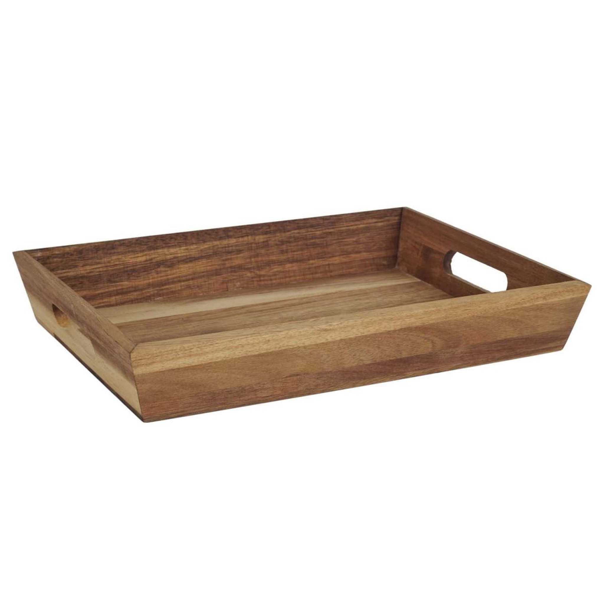 The Home Deco Factory Plateau de service en bois  acacia  32cm marron
