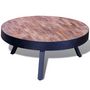 Voir la diapositive 2 : VIDAXL Table basse ronde Bois de teck recycle