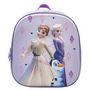 Voir la diapositive 1 : DISNEY Sac maternelle violet REINE DES NEIGES