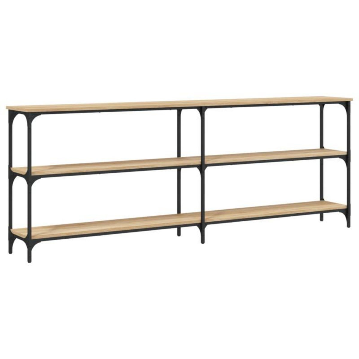 VIDAXL Table console chêne sonoma 200x29x75 cm bois d ingénierie