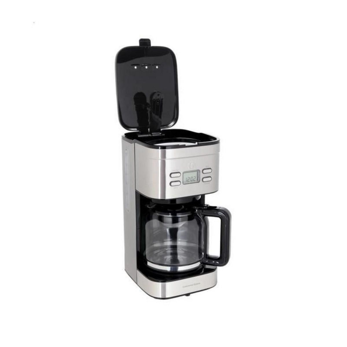CONTINENTAL EDISON CONTINENTAL EDISON Cafetiere filtre programmable - CECF12TIX - 1,25 L - Inox