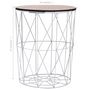 Voir la diapositive 6 : VIDAXL Table basse Blanc Ø 47 cm