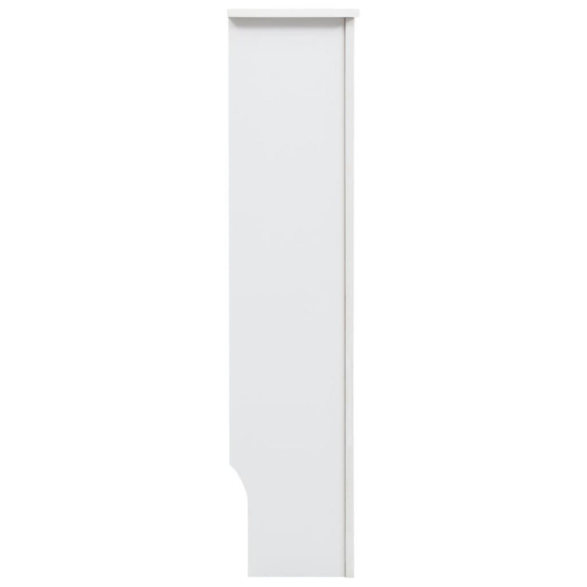 VIDAXL Cache-radiateurs 2 pcs Blanc 112x19x81,5 cm MDF