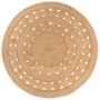 Voir la diapositive 1 : VIDAXL Tapis Design tresse Jute 210 cm Rond