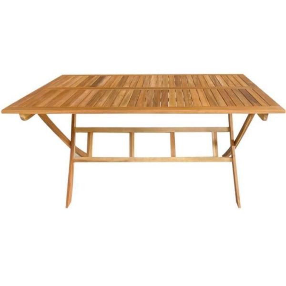 MARKET24 Ensemble repas de jardin en bois d'eucalyptus FSC - BANGGI - 4 personnes