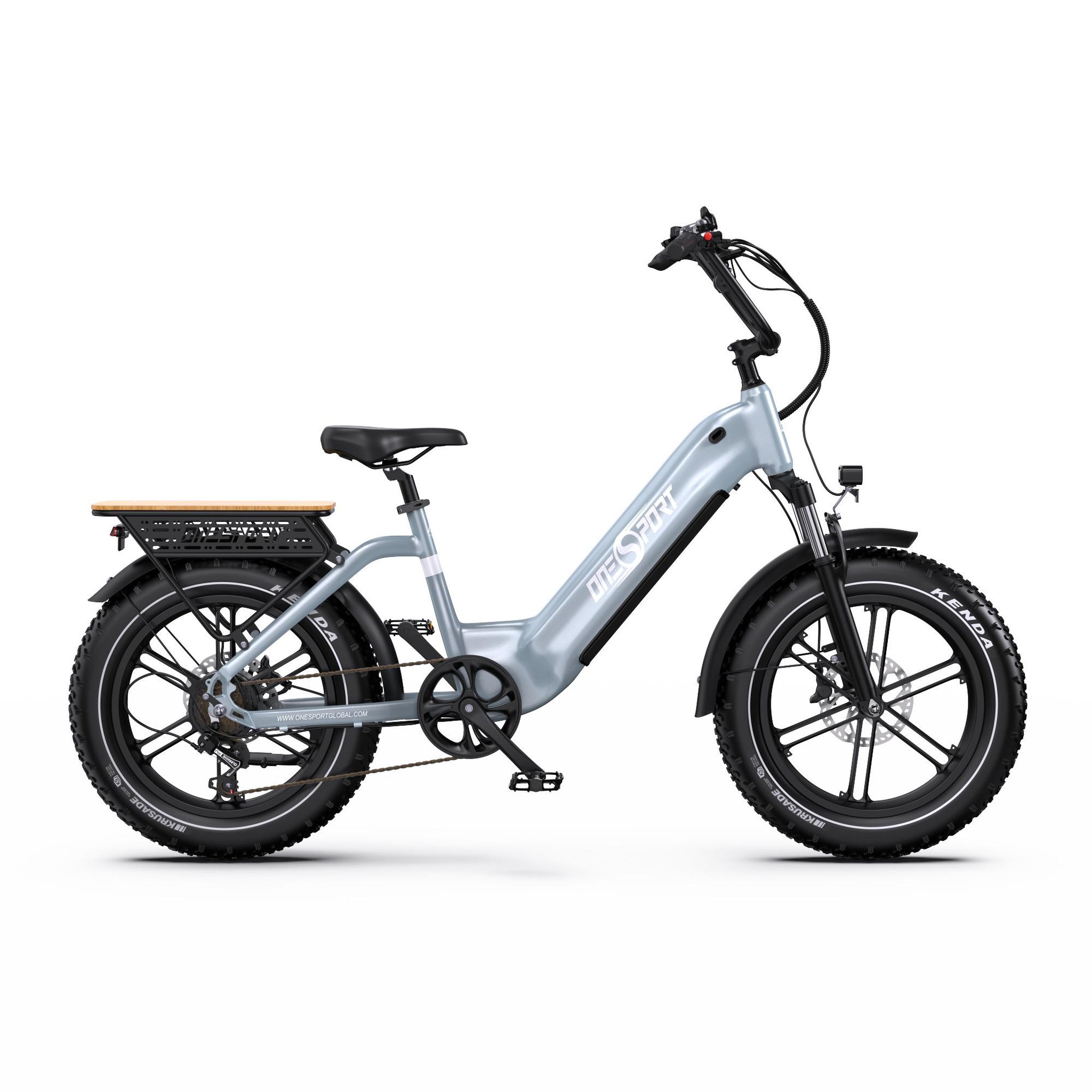 Voir la diapositive 1 : ONESPORT Vélo électrique Onesport OT08 à gros pneus