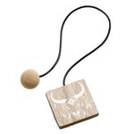 Paris Prix Embrasse de Rideau Aimantée  Yankee  43cm Blanc