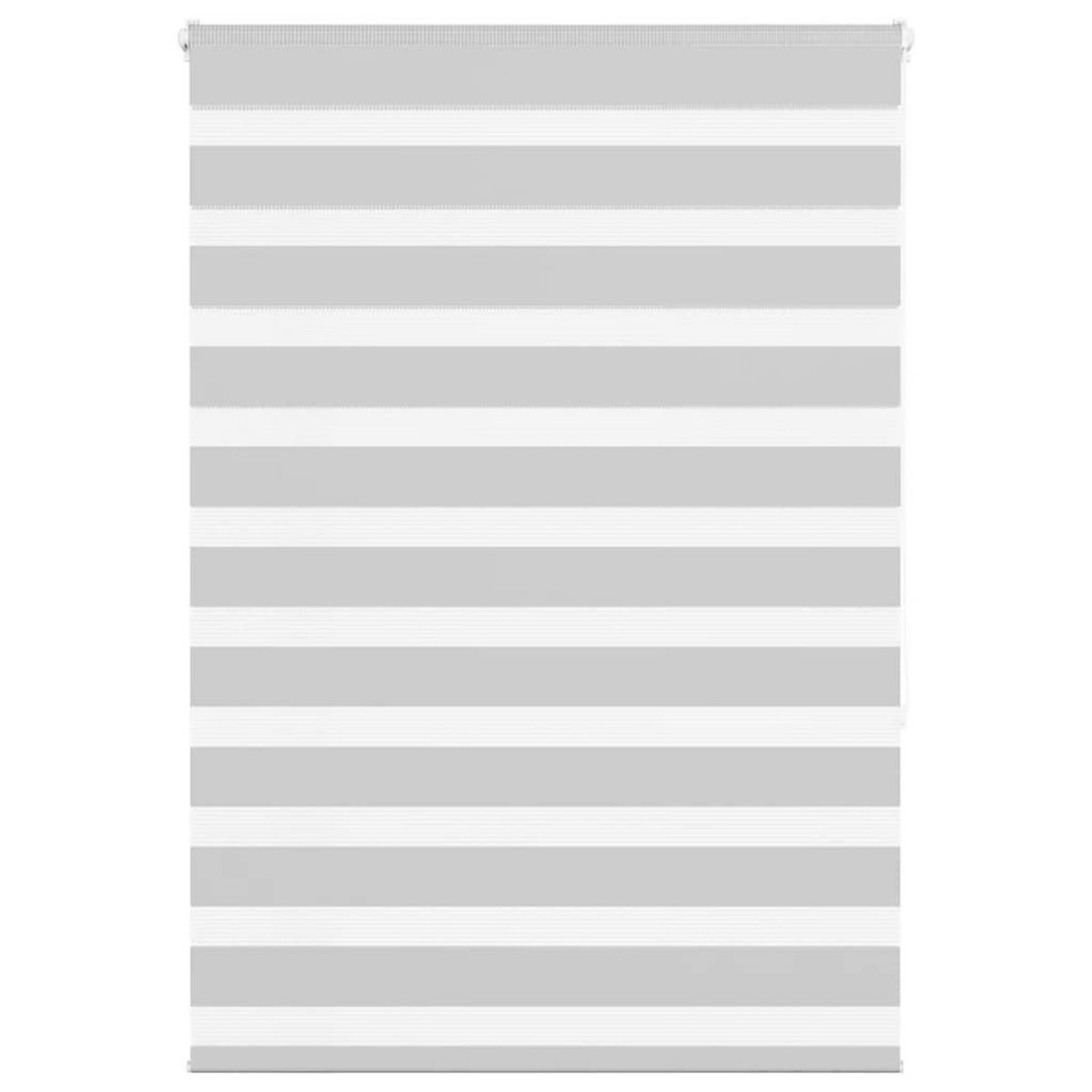 VIDAXL Store zebre gris clair largeur du tissu 110,9 cm polyester