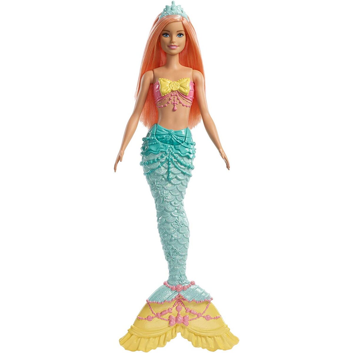 BARBIE Dreamtopia Poupée Sirène - Barbie cheveux corail