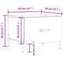 Voir la diapositive 6 : VIDAXL Table basse Chene marron 50x50x40 cm Bois d'ingenierie