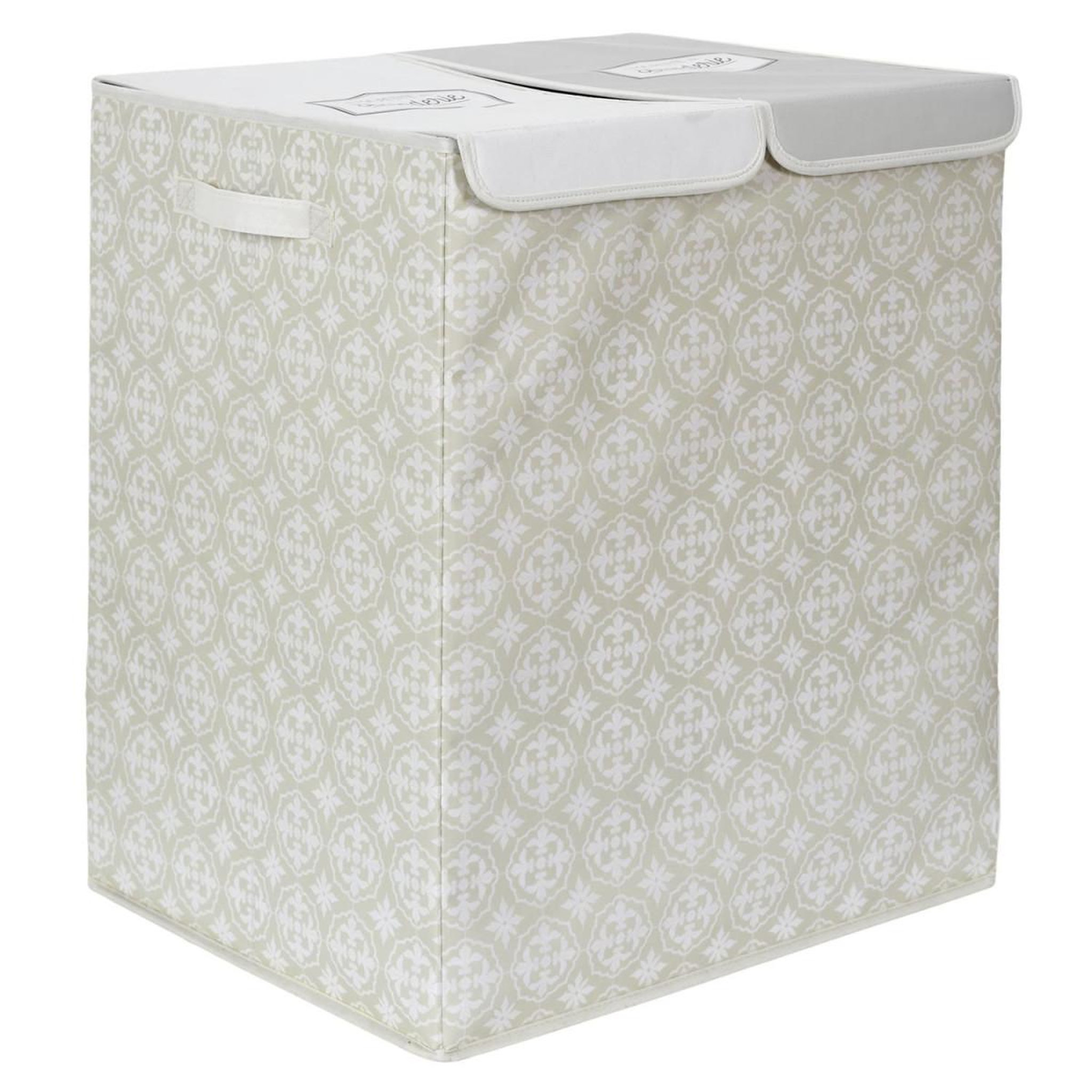 Je cherche une idee Panier à Linge Double  Ma Petite Buanderie  57cm Beige
