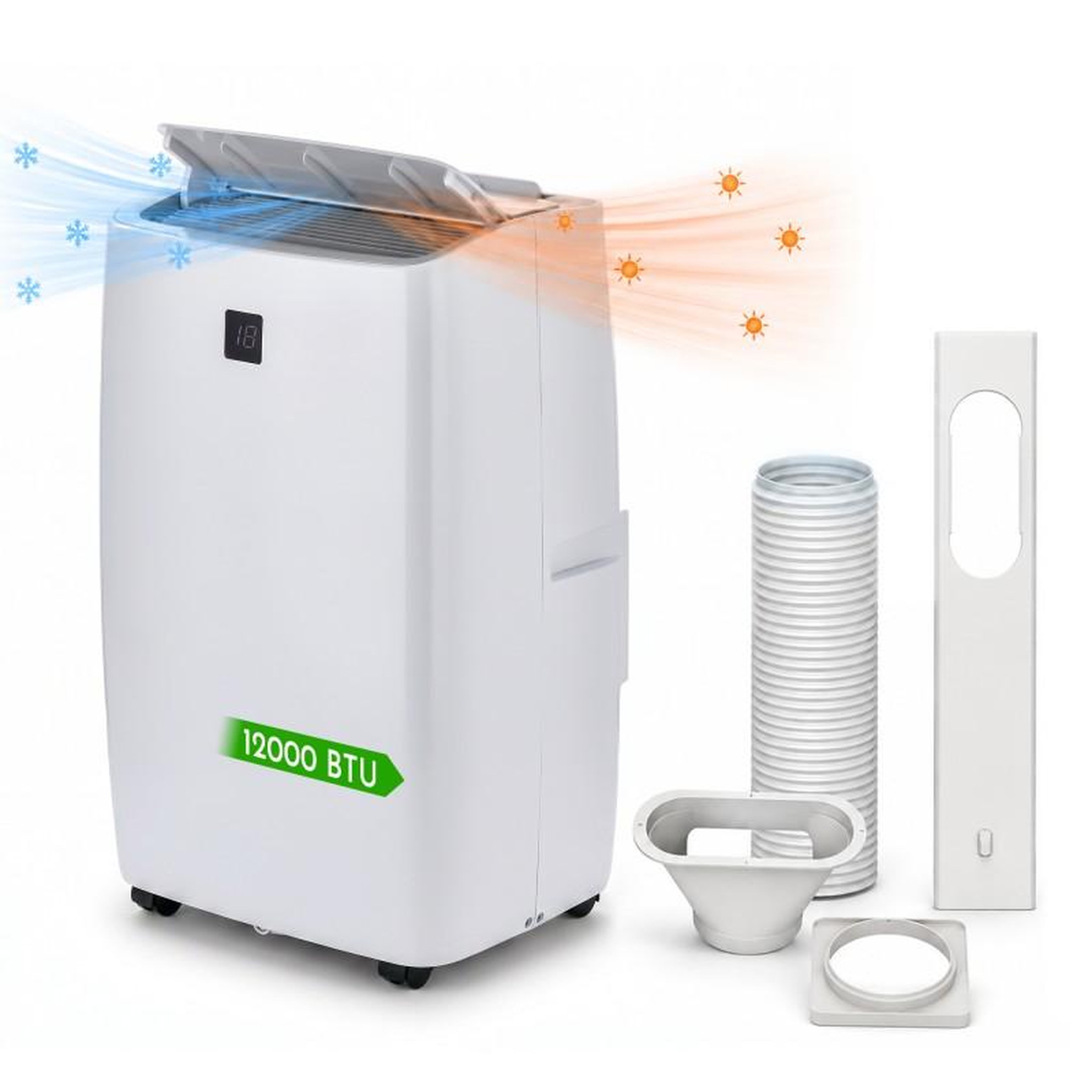 Climatiseur mobile - 12000 btu - télécommande