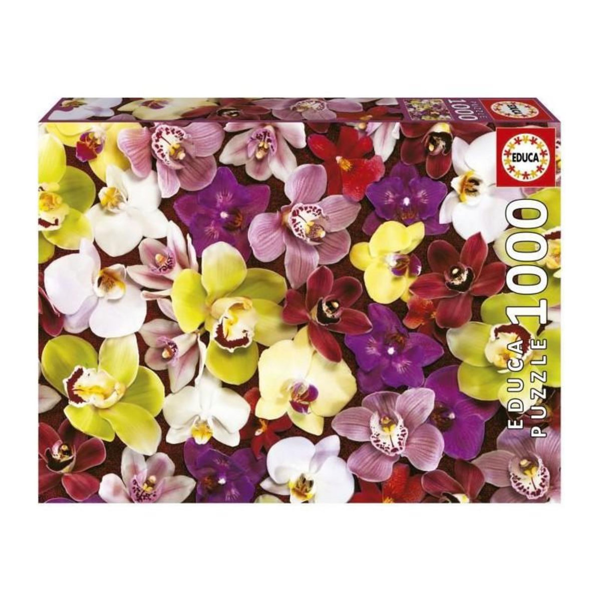EDUCA COLLAGE ORCHIDÉES - Puzzle de 1000 pieces
