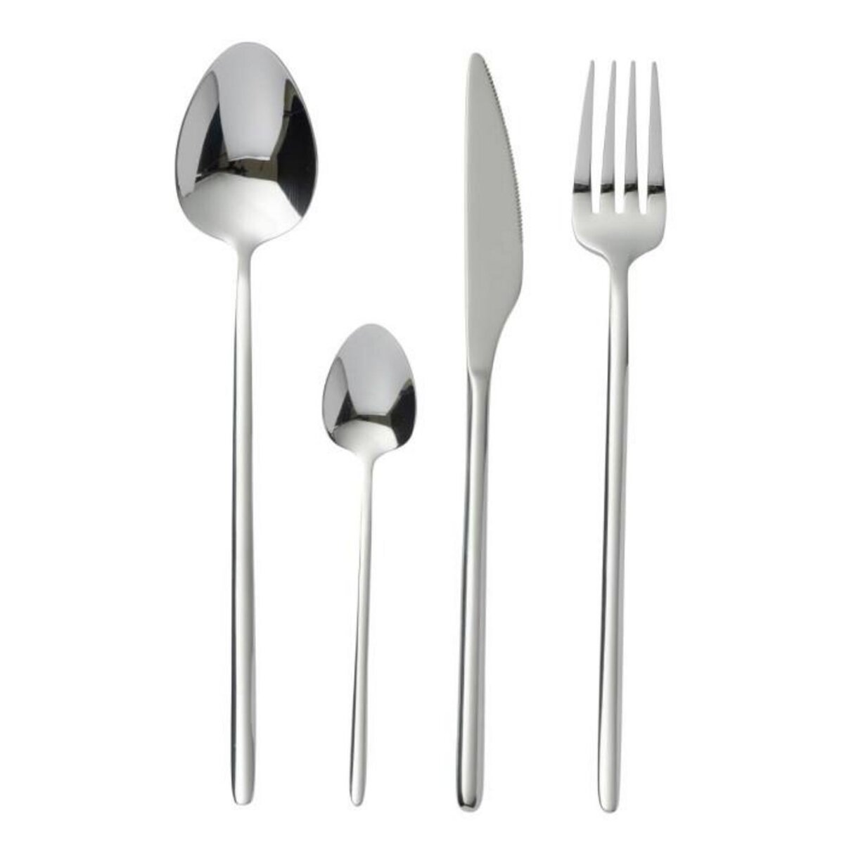 Paris Prix Ménagère 24 Pièces en Inox  Irvin Brillant  27cm Argent