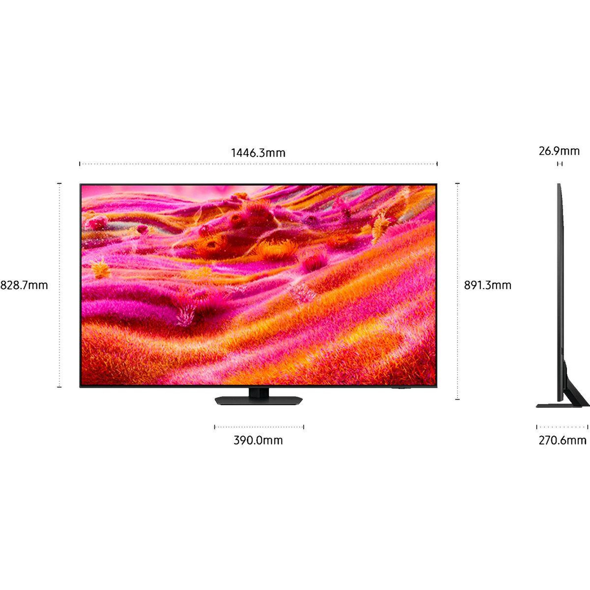 Voir la diapositive 2 : Samsung TV Mini Led NeoQLED TQ65QN90F 4K AI 2025