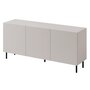 Voir la diapositive 3 : BEST MOBILIER Timote - buffet - écru - 3 portes - 156 cm