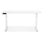 Voir la diapositive 2 : Paris Prix Bureau Design Réglable  Électrique  160cm Blanc