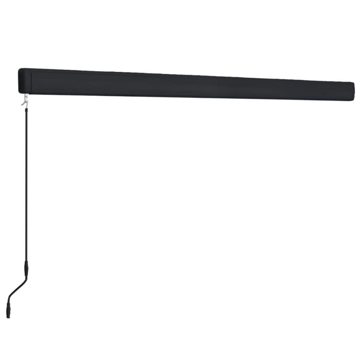 VIDAXL Store a cassette manuel 400x300 cm Bleu et blanc