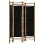 Voir la diapositive 2 : VIDAXL Cloison de separation pliante 4 panneaux 160 cm Bambou et toile