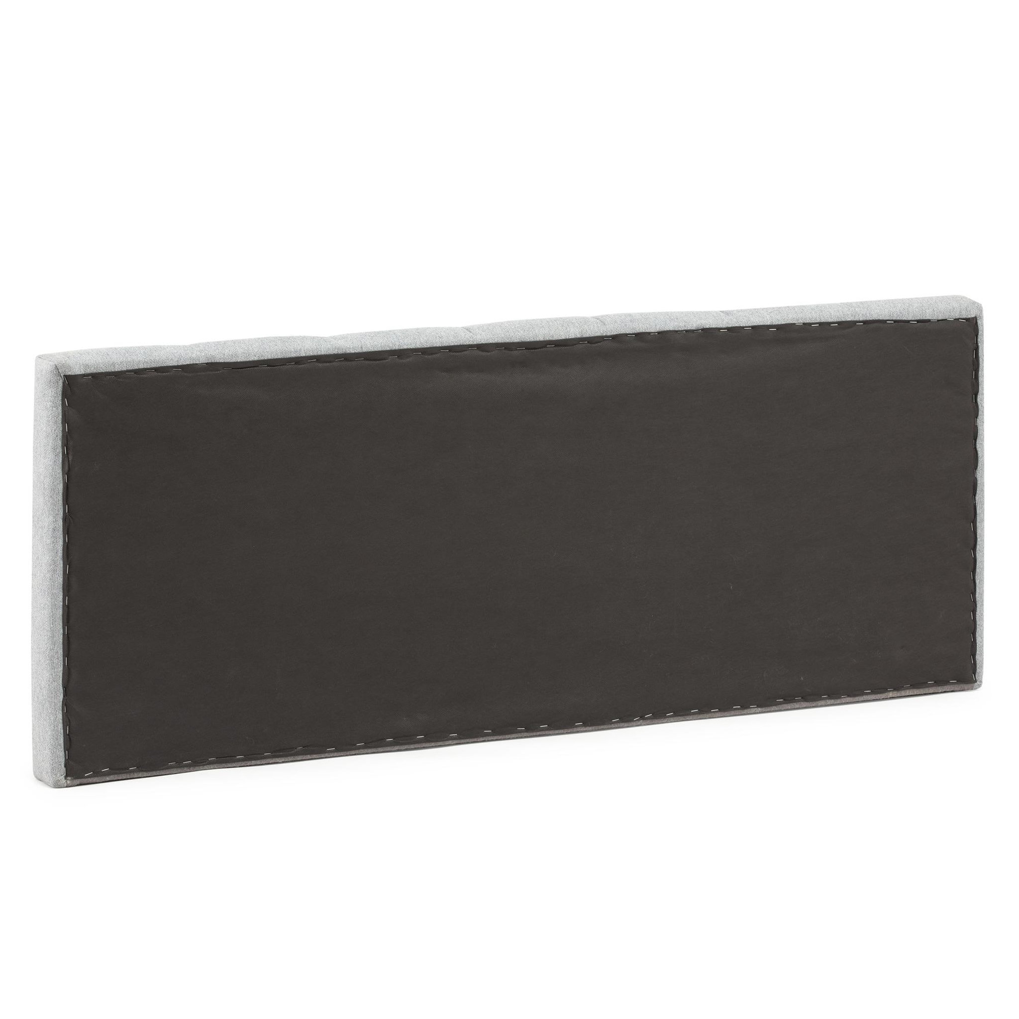 Voir la diapositive 3 : MARCKONFORT Tête de lit tapissée Creta 160x60 cm Couleur Gris, 8 cm d'épaisseur