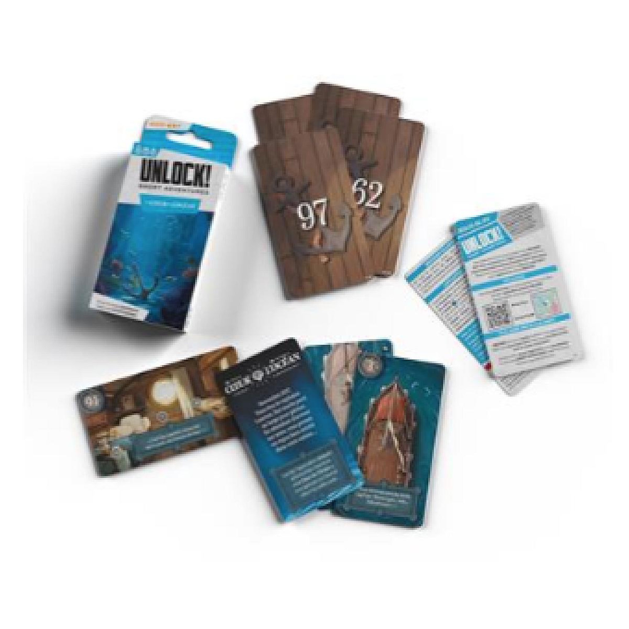 Voir la diapositive 2 : Asmodee Unlock ! Short Adventure : Le coeur de l ocean