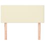 Voir la diapositive 3 : VIDAXL Tete de lit Creme 100x5x78/88 cm Similicuir