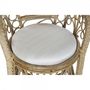 Voir la diapositive 2 : MARKET24 Chaise de jardin DKD Home Decor Blanc Marron Naturel 92 x 66 x 145 cm 86 x 51 x 145 cm 88 x 60 x 146 cm