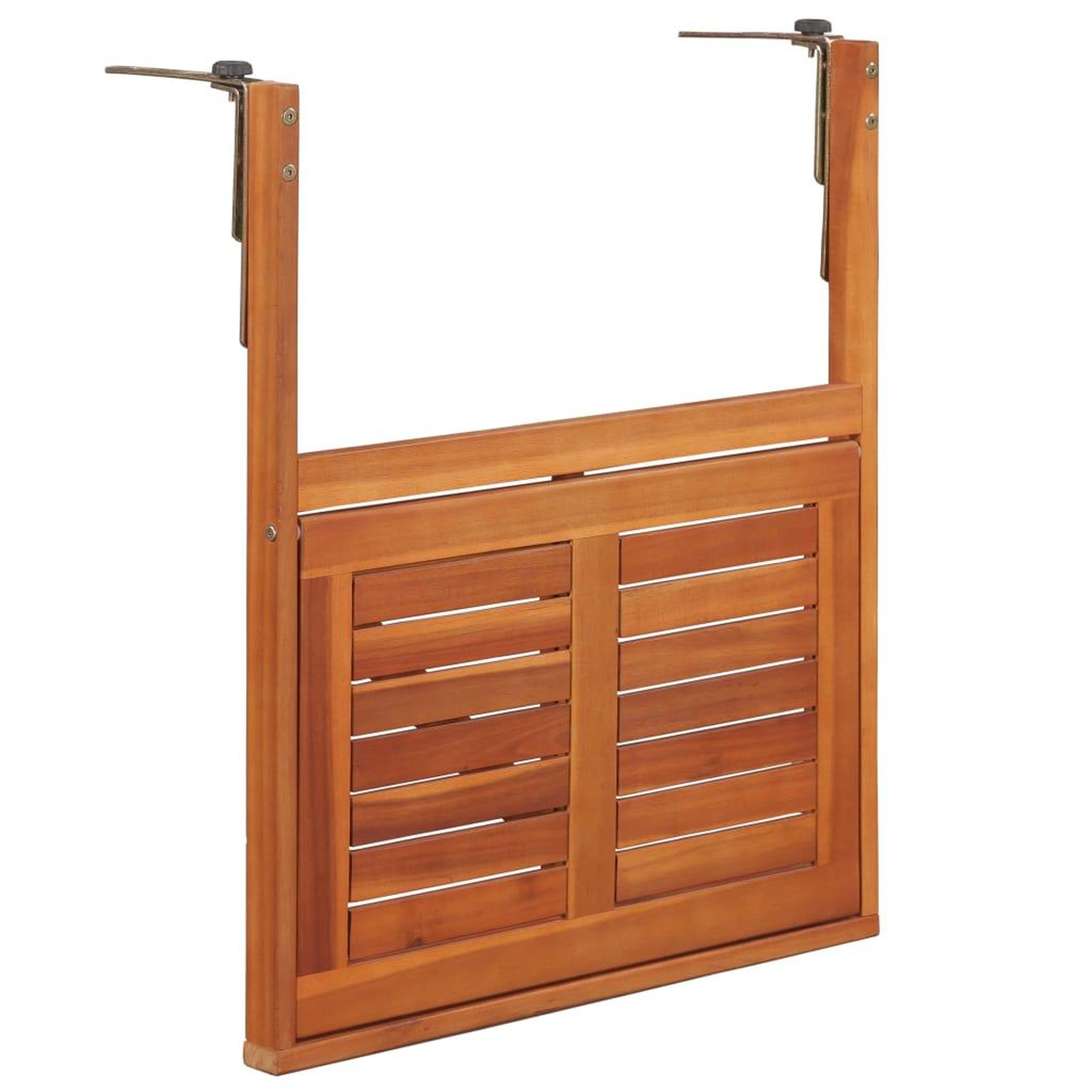 Voir la diapositive 5 : VIDAXL Table suspendue de balcon 64,5x44x80 cm bois d'acacia massif