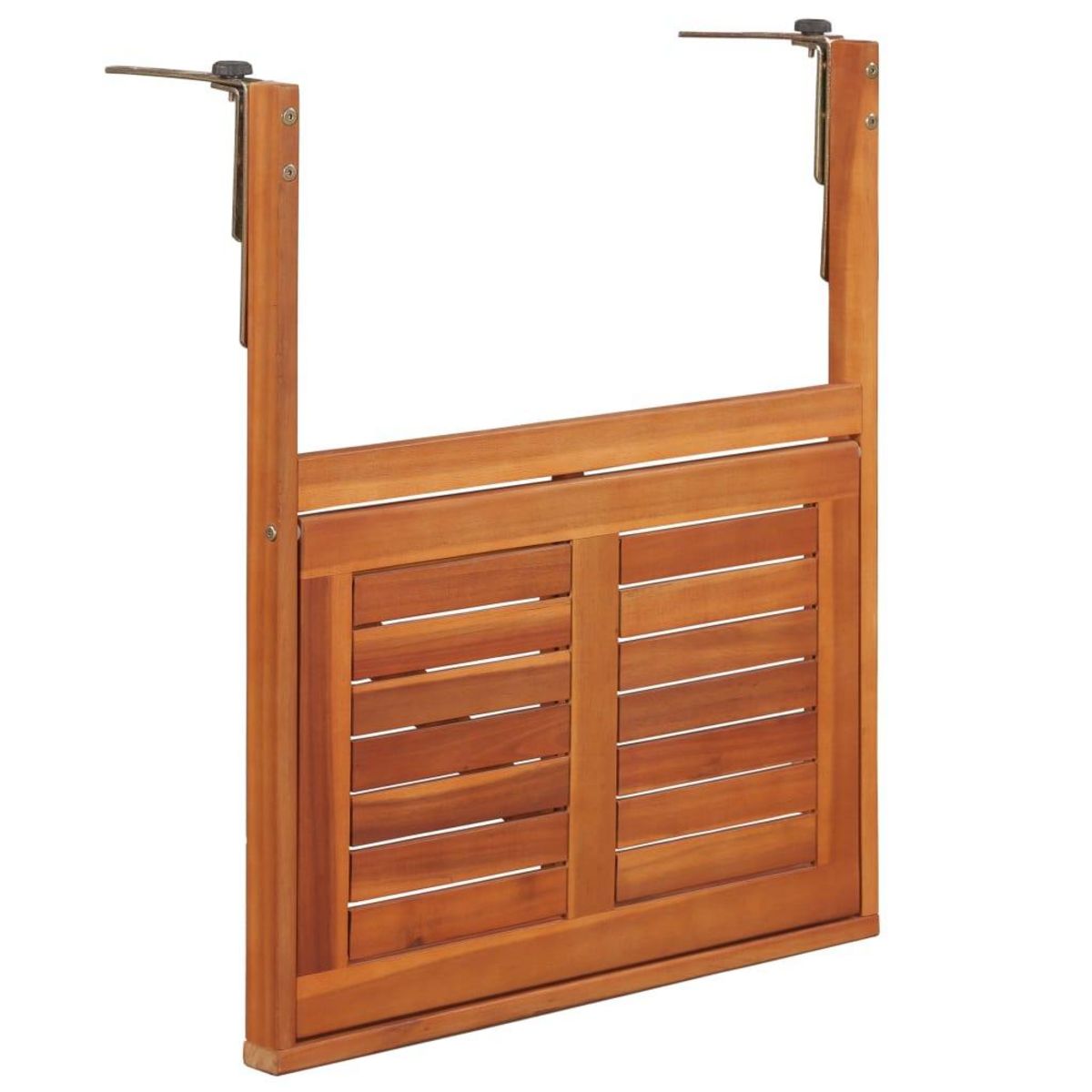 VIDAXL Table suspendue de balcon 64,5x44x80 cm Bois d'acacia massif