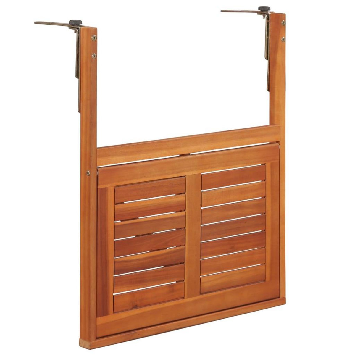 VIDAXL Table suspendue de balcon 64,5x44x80 cm Bois d'acacia massif