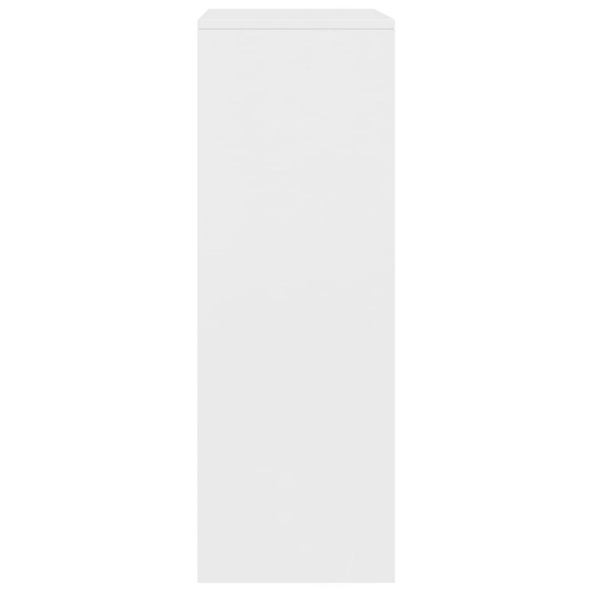 VIDAXL Buffet avec 6 tiroirs Blanc 50x34x96 cm Bois d'ingenierie