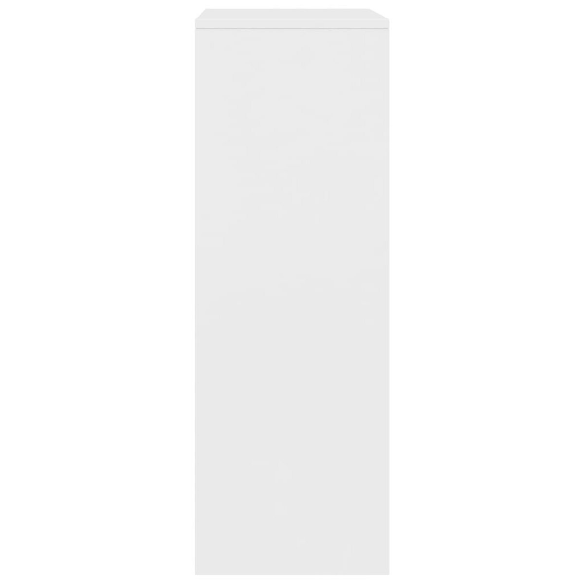 VIDAXL Buffet avec 6 tiroirs Blanc 50x34x96 cm Bois d'ingenierie