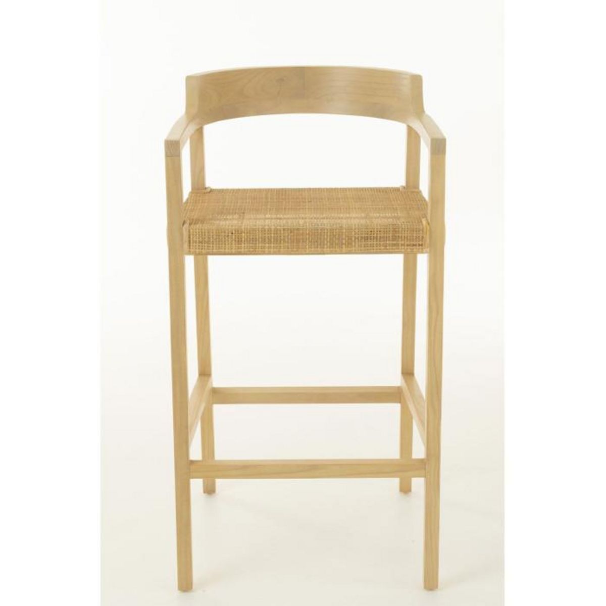 Paris Prix Tabouret de Bar Design  Sungkai  100cm Naturel