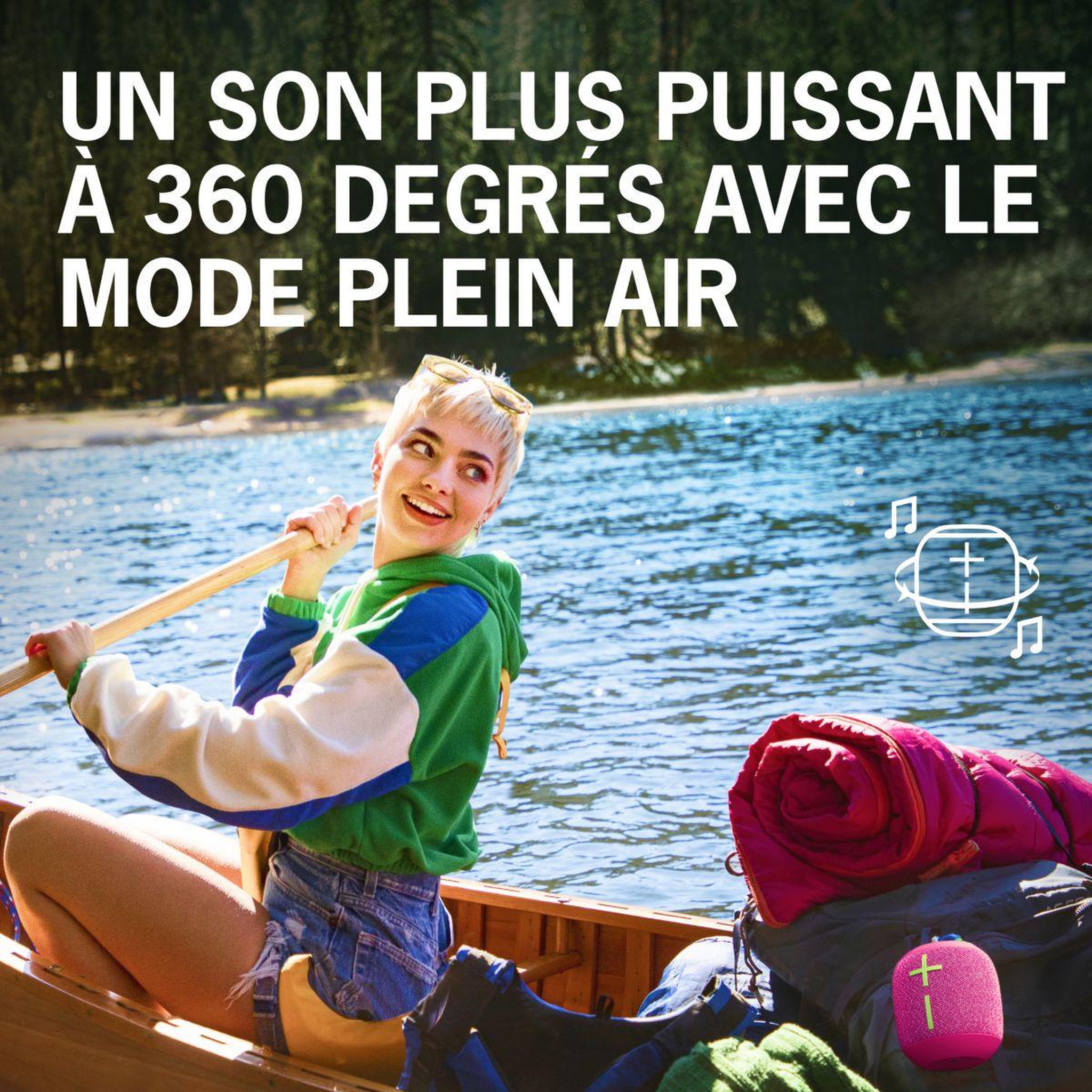 Voir la diapositive 2 : Ultimate ears Enceinte portable Wonderboom 3 Noir