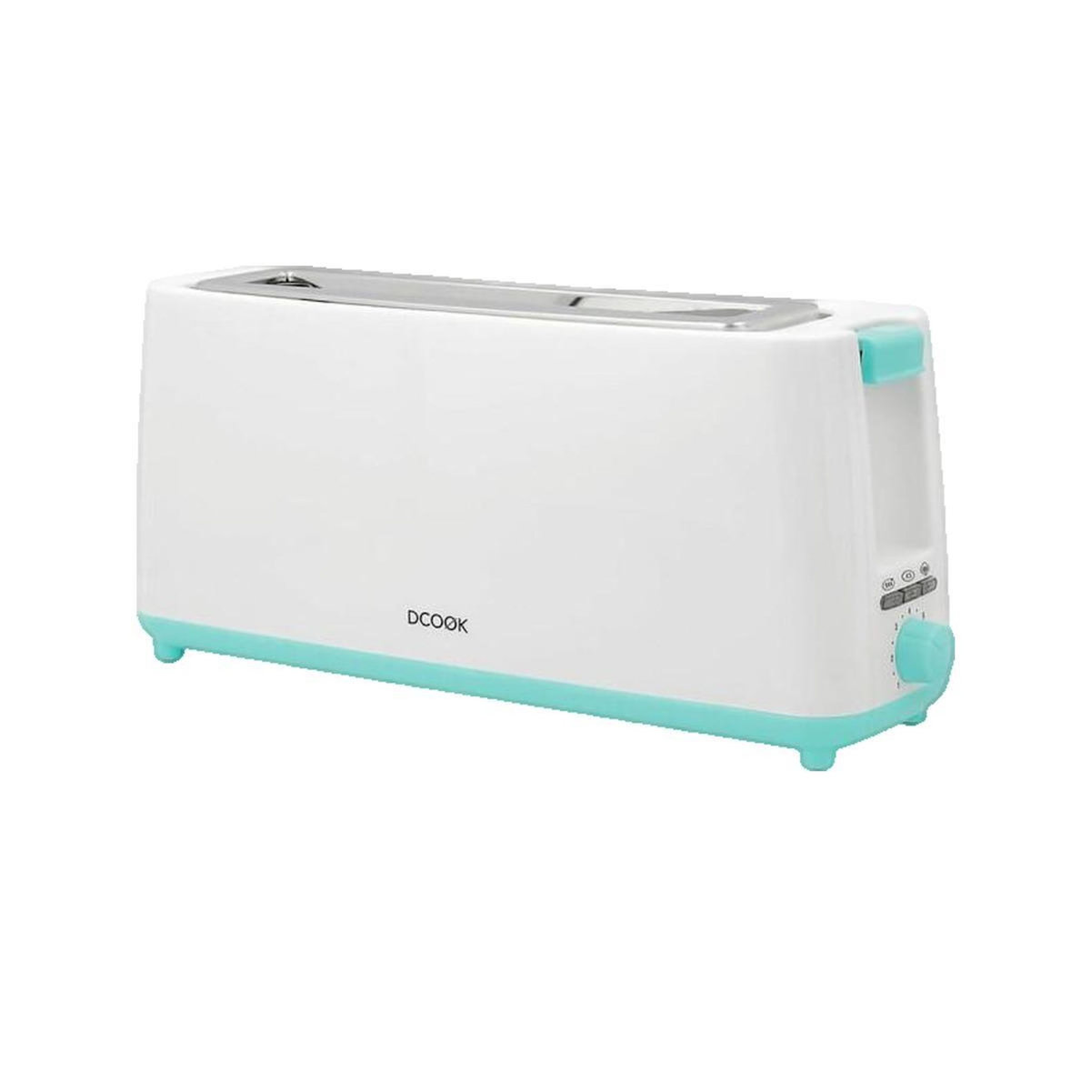 ade Grille-pain adi Dcook Gallery 800W 7 niveaux Long emplacement Blanc et bleu