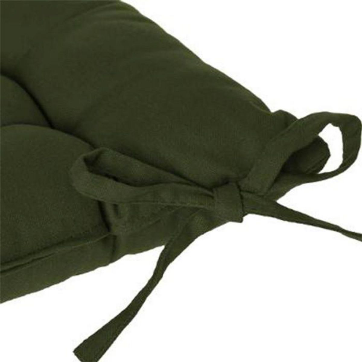 ATMOSPHERA Galette de Chaise  Loria  38x38cm Vert Kaki