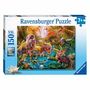 Voir la diapositive 1 : RAVENSBURGER Ravensburger Puzzle Dinosaurs, 150pcs. XXL 133482