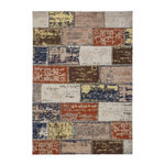 Paris Prix Tapis Patchwork Fait Main  Ballerina  Multicolore. Coloris disponibles : Multicolore