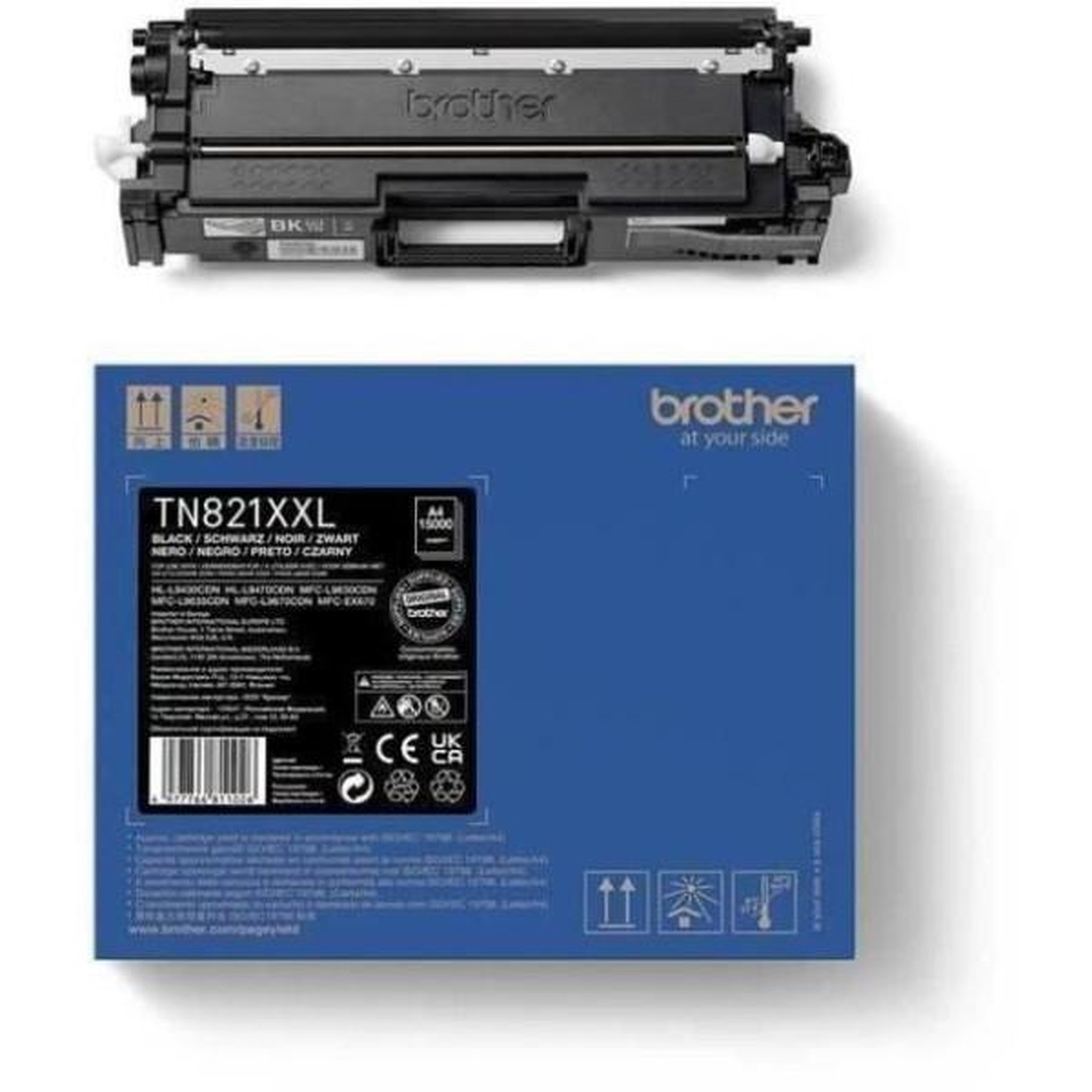 Brother Toner noir - brother - tn821xxlbk - 15 000 pages