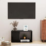 Voir la diapositive 1 : VIDAXL Meuble TV Noir 60x24x32 cm Bois d'ingenierie
