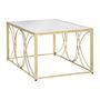 Voir la diapositive 2 : Paris Prix Table Basse Design  Exy  90cm Or