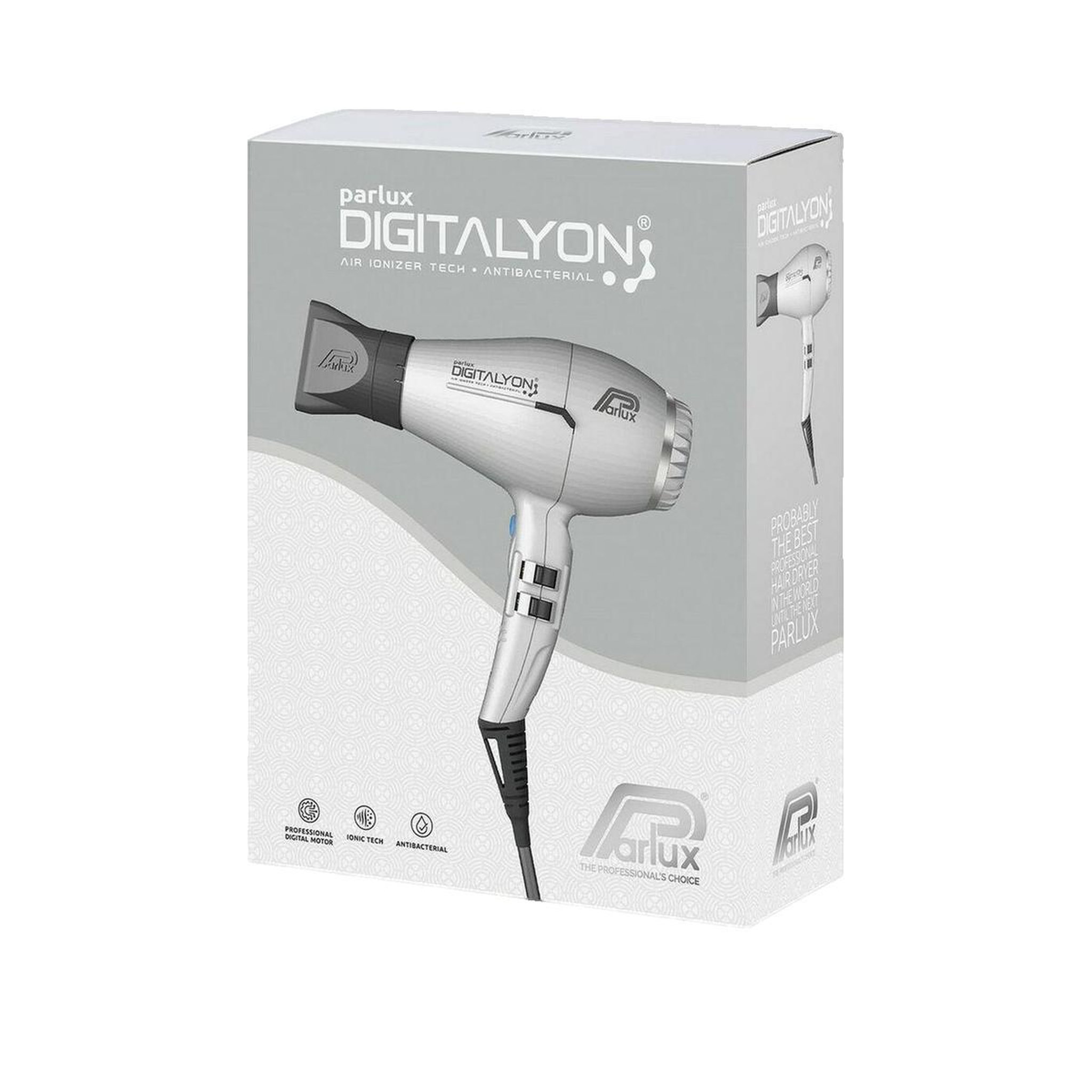 Voir la diapositive 2 : Parlux Sèche-cheveux Parlux Digitalyon Argent 2400 W