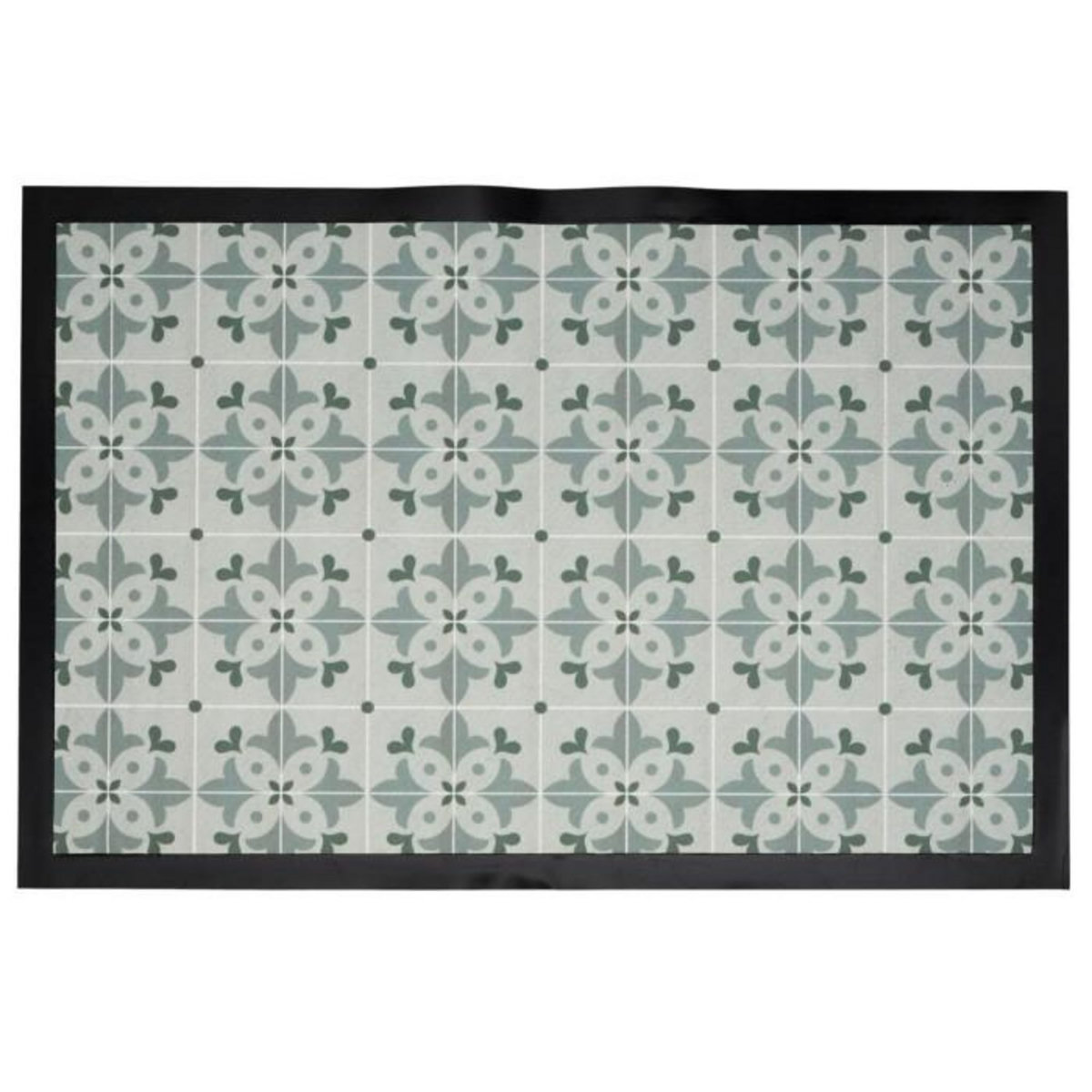 Paris Prix Tapis Déco à Motifs  Mosaïque  40x60cm Gris