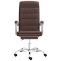 Voir la diapositive 3 : VIDAXL Fauteuil inclinable de bureau Marron Similicuir
