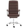 Voir la diapositive 3 : VIDAXL Fauteuil inclinable de bureau Marron Similicuir