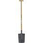 Voir la diapositive 3 : GARDENSTAR Bêche avec manche en bois de cèdre - 90 cm