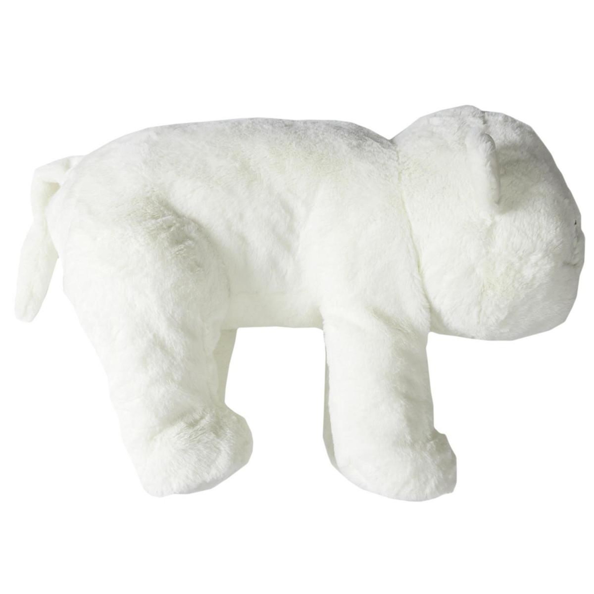 Voir la diapositive 4 : Tom & Zoé Peluche enfant  tigre  60cm blanc