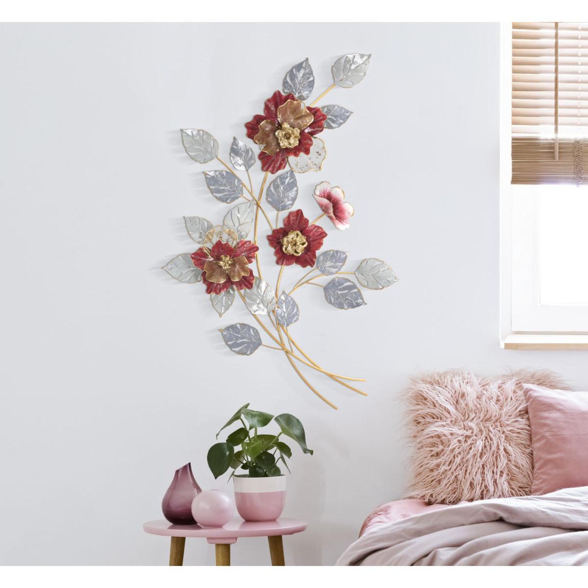 Voir la diapositive 5 : Paris Prix Décoration murale en métal  lovis  98cm multicolore