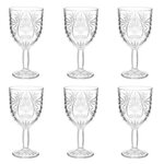 SECRET DE GOURMET Lot de 6 Verres à Vin  Ayla  29cl Transparent